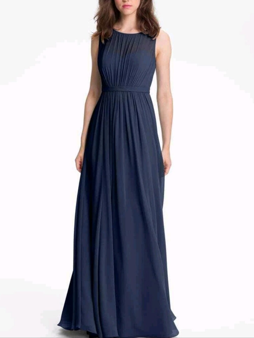 Jenny Yoo Vivienne Pleated Chiffon Bridesmaid Gown